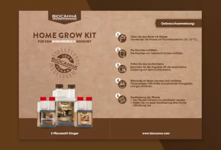 BIOCANNA Home Grow Kit Bedienungsanleitung