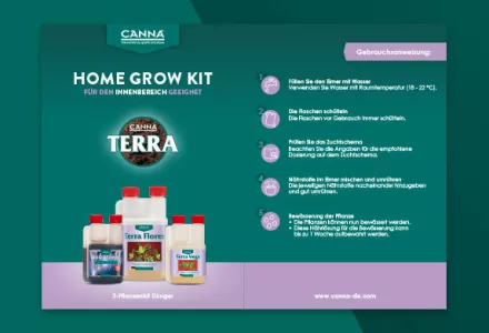 CANNA Terra Home Grow Kit Bedienungsanleitung